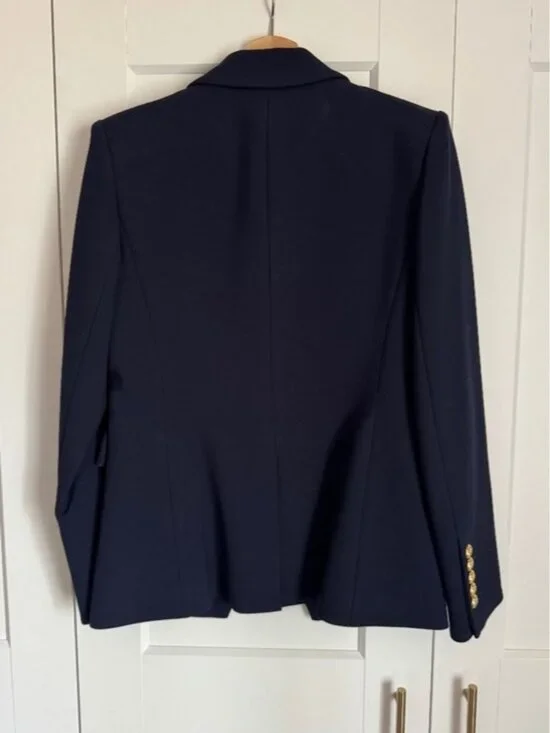 Veronica Beard Miller Dickey Jacket Navy Size 6 - Picture 2 of 4